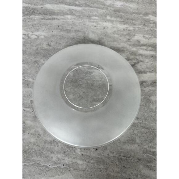 Vintage Frosted Glass Saucers Plates 5.5” Set‎ of 9 - Picture 10 of 11